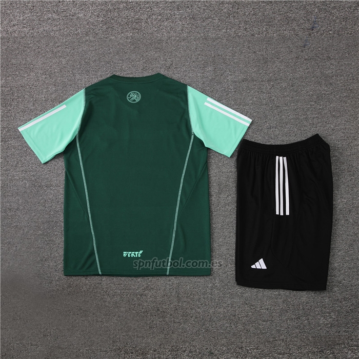 Chandal del Argelia Manga Corta 2023-2024 Verde - Pantalon Corto